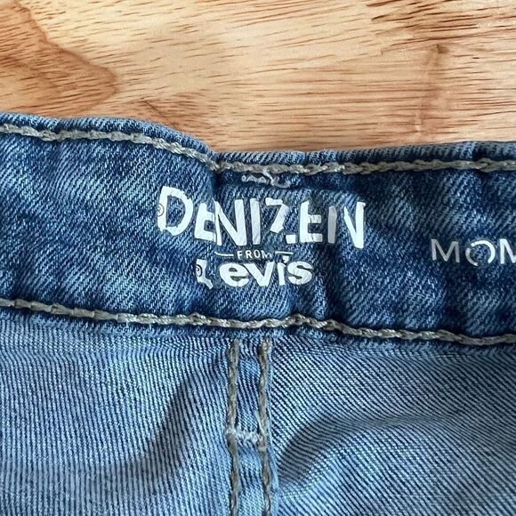 DENIZEN HIGH RISE CLASSIC CASUAL CONCERT FESTIVAL EVERYDAY DENIM MOM SHORTS - Picture 6 of 7